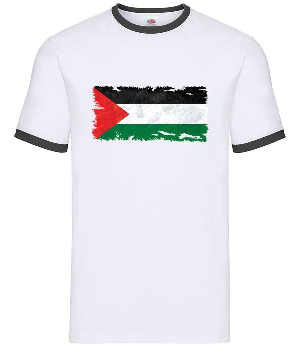 Palestina Grunge Style Flag - Mens Wrestler - Palestinian Ramallah