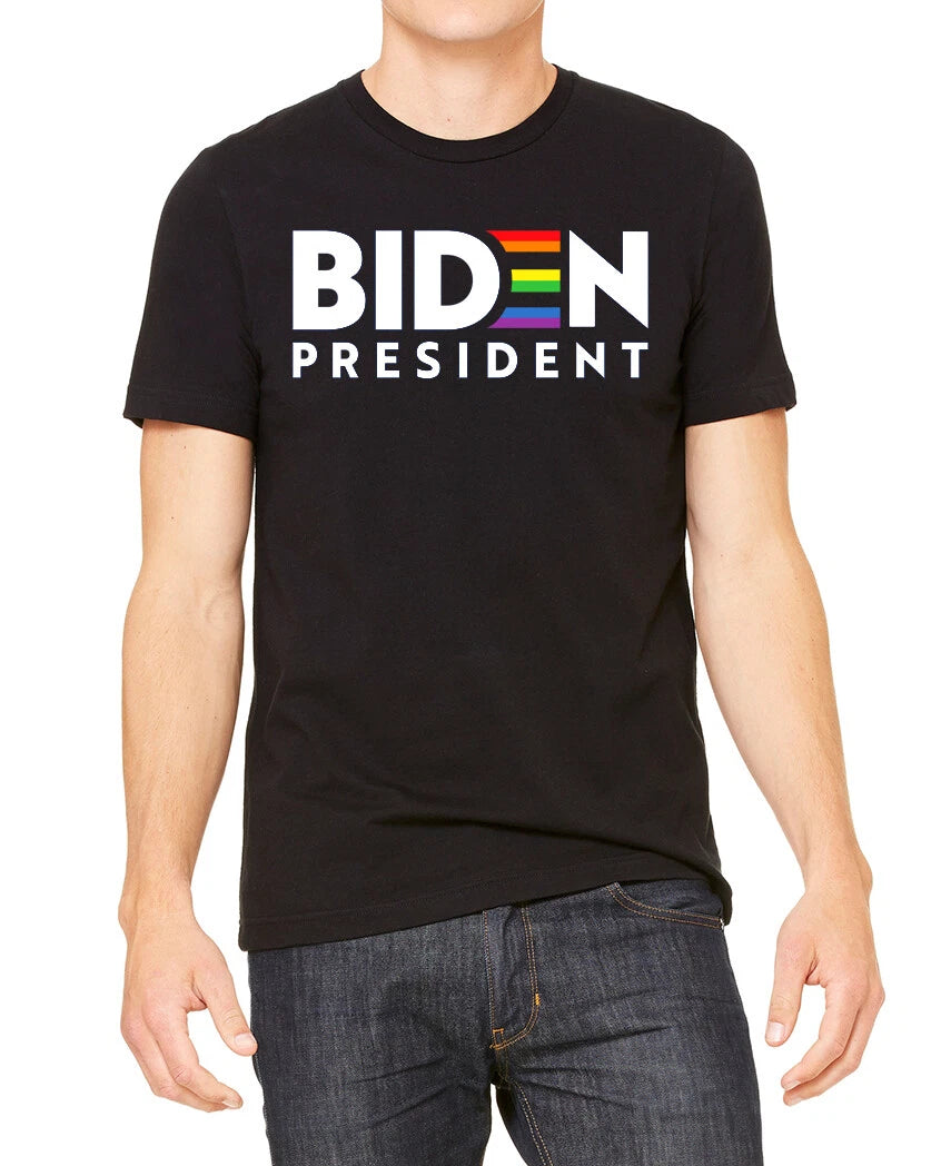 Joe Biden For President 2020 Gay LGBT Pride Flag Shirt