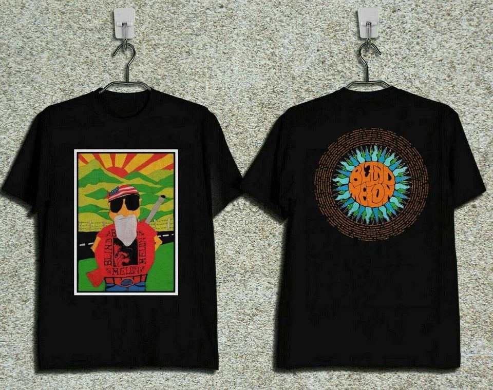 Clothing Shirt 2 Side Blind Melon Vintage 1993 Tour Concert Gildan Cotton High Q