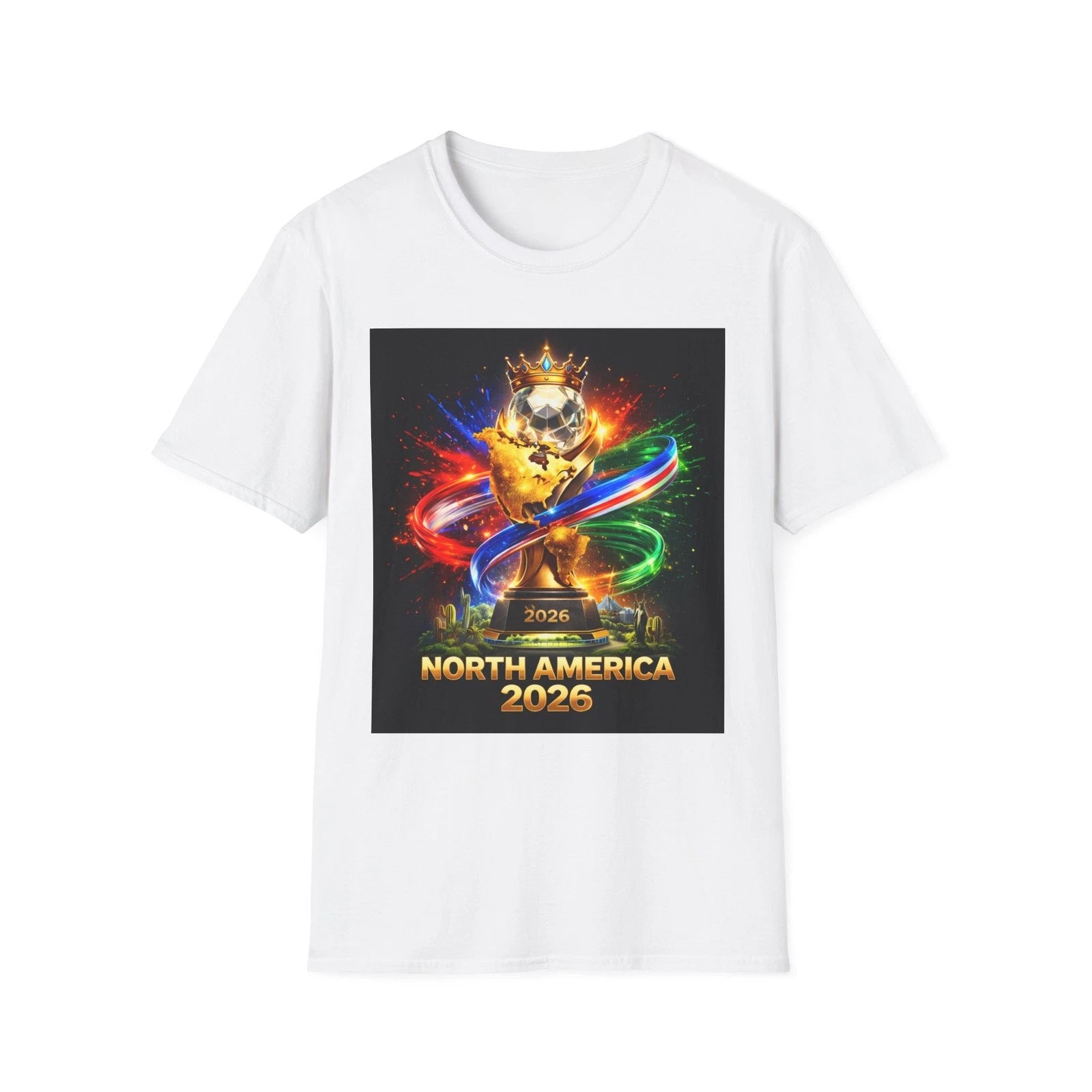 North America 2026 Soccer Trophy T-Shirt | World Cup Style