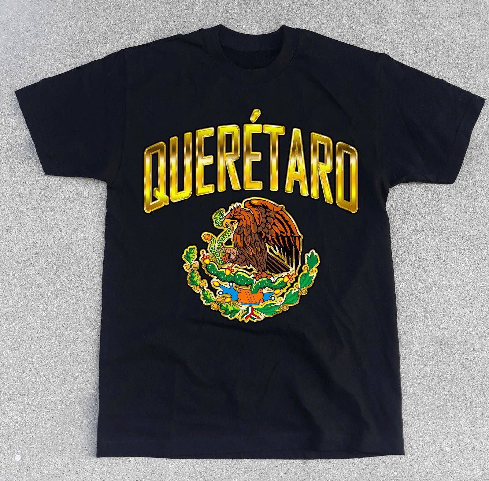 Mexico QUERETARO State Shirt. Mexican Flag Eagle City Soccer Futbol Estado Aztec