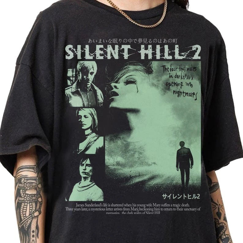Silent Hill II T-Shirt,  Retro Silent Hill II  T-Shirt