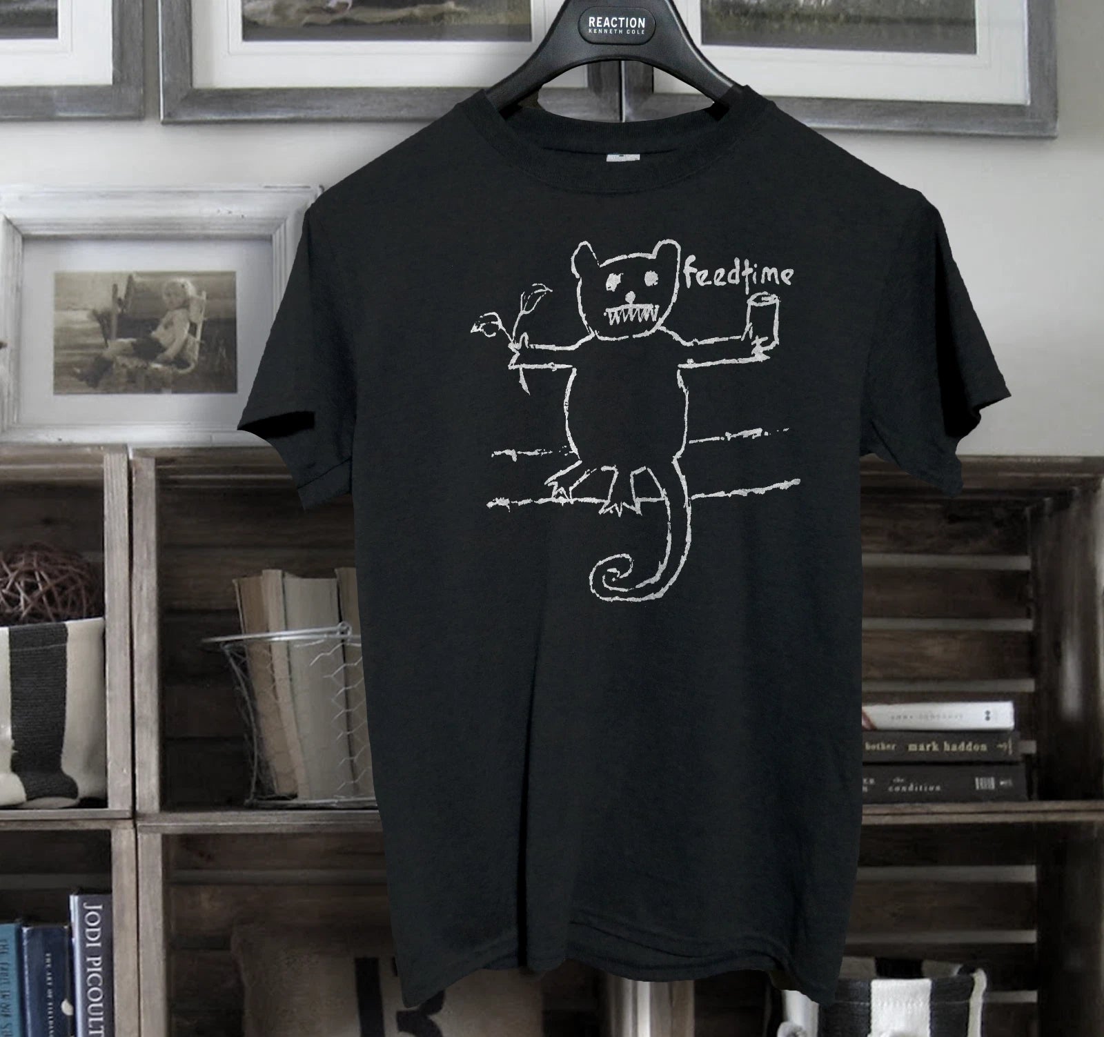 feedtime T shirt  T shirt short sleeve   king snake roost punk Noise