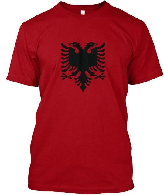 Albania-flag Tee T-Shirt Made in the USA Size S to 5XL