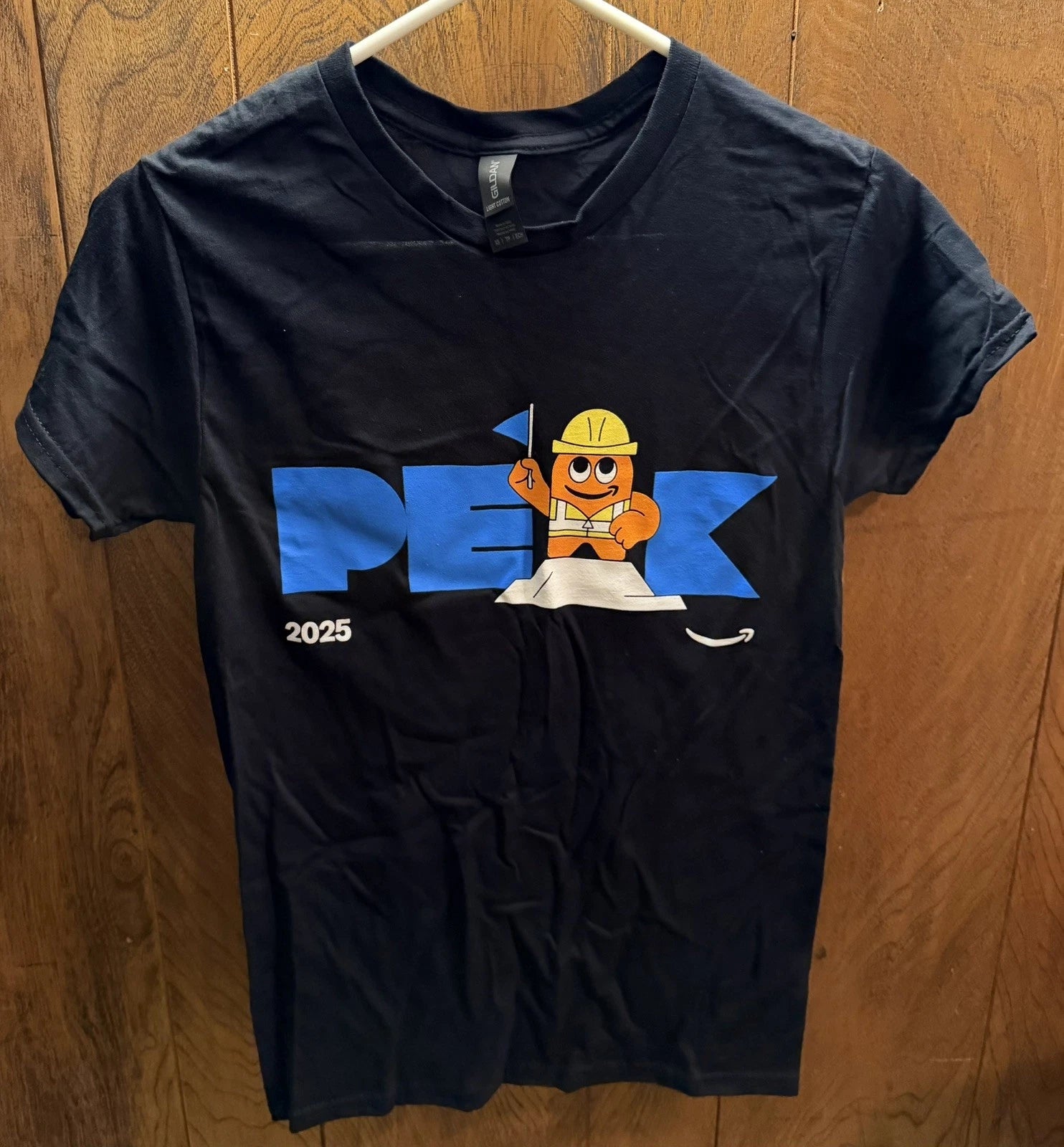 Amazon Logo Peak 2025 Black T-Shirt Size Extra Small New