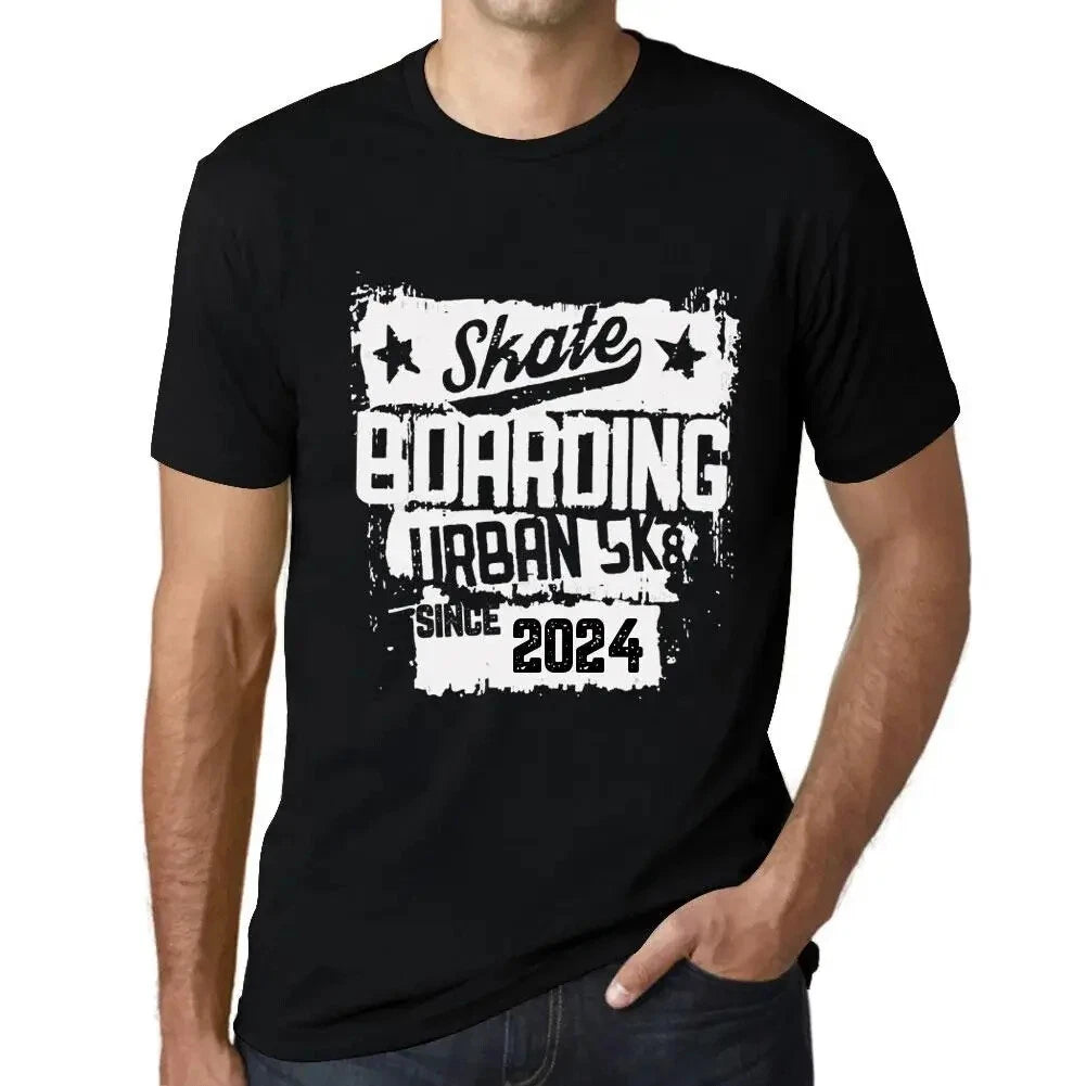 Men's Graphic T-Shirt Urban Skateboard Since 2024 Eco-Friendly Limited Edition