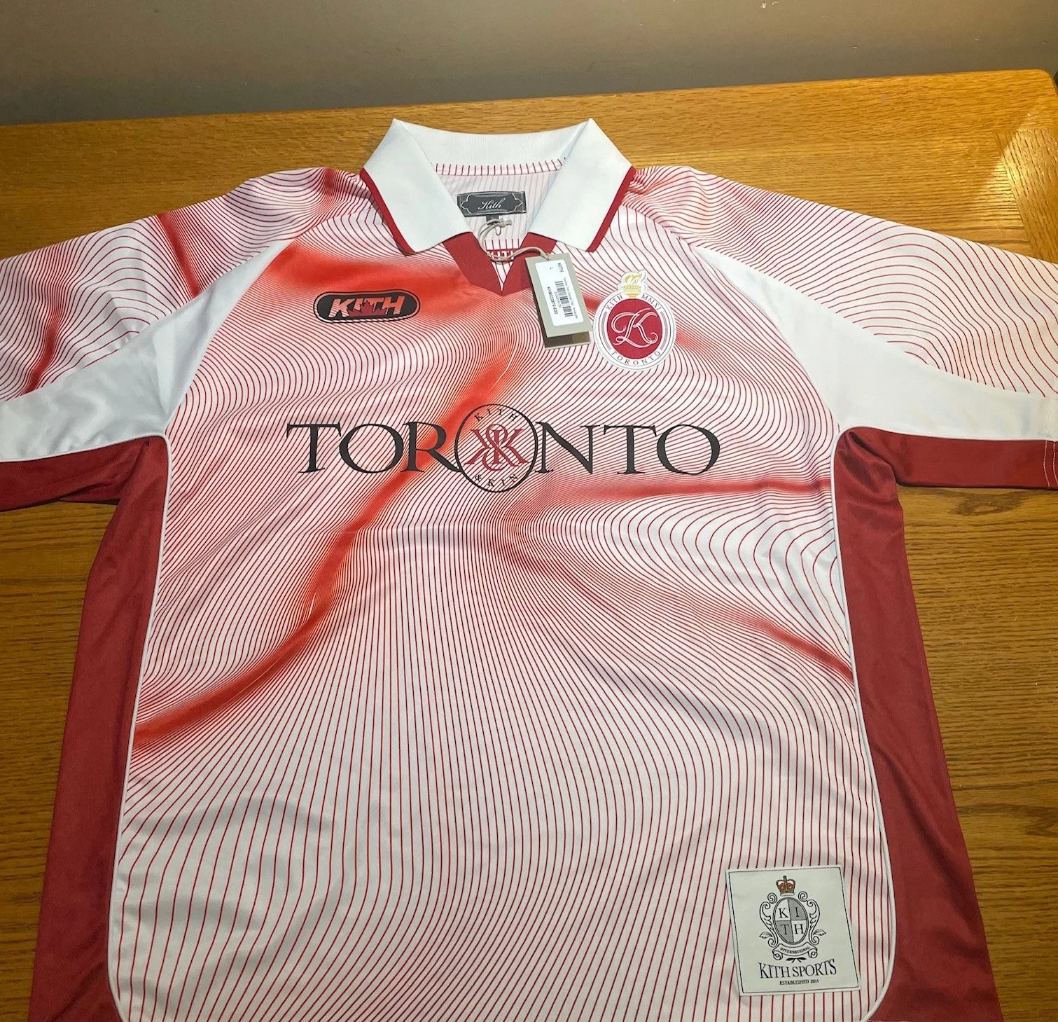 Rare Brand New Kith Toronto Soccer Jersey Size Large