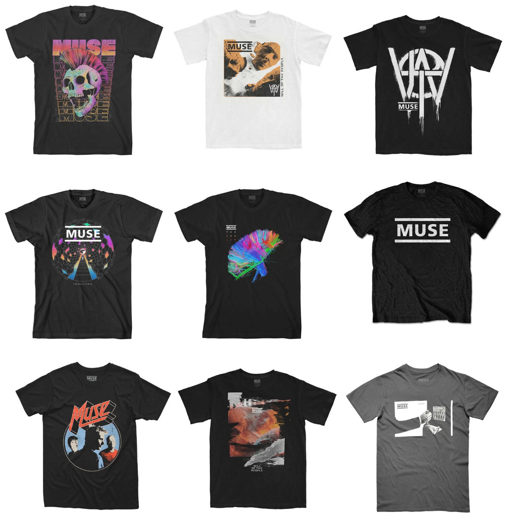 Official Muse T Shirt Will Of The People 2nd Law Resistance Drones Album Tour