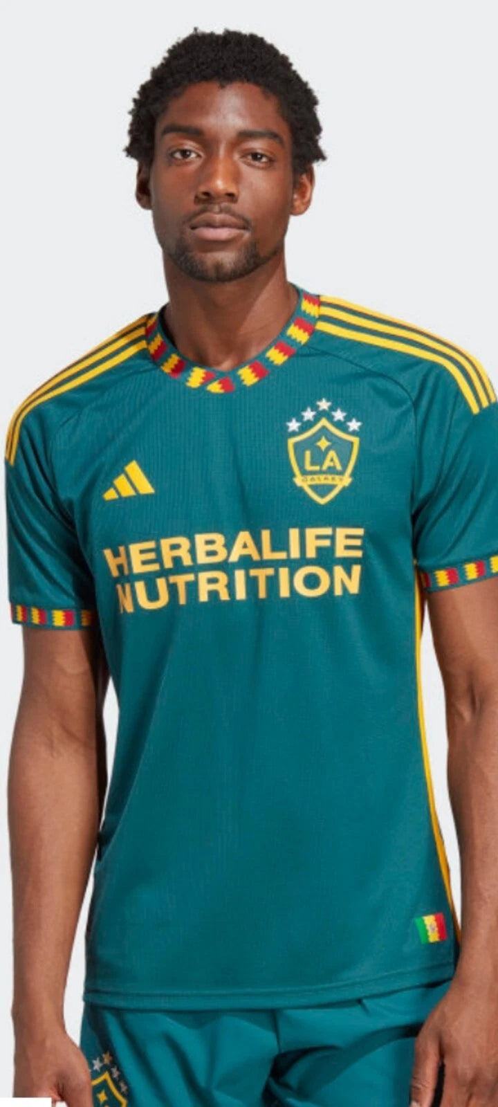 NWT Los Angeles Galaxy Adidas Climalite 2023 Authentic Gameday Jersey Mens Large