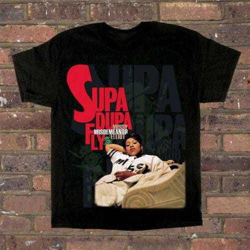 Rare Missy Elliott Rapper Supa Dupa Fly Black Unisex T Shirt