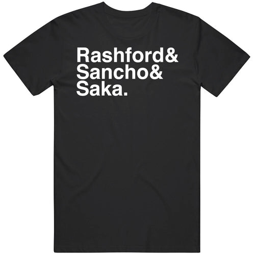 3 Kings Rashford Sancho Saka England Soccer Fan  T Shirt