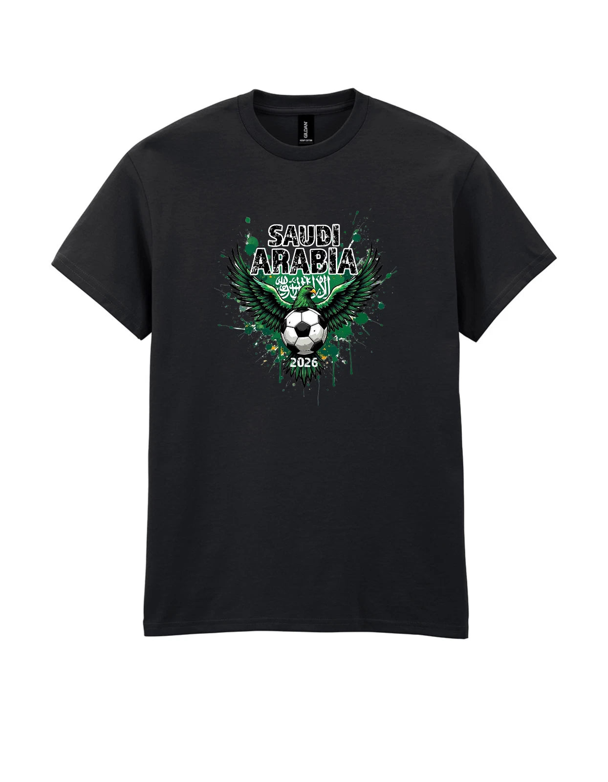 Saudi Arabia World Cup 2026 T-Shirt football mens womens unisex gildan