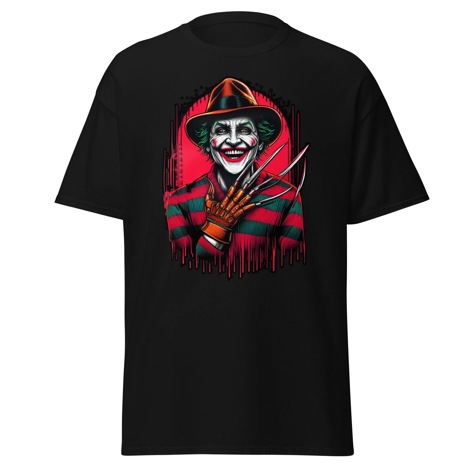 the joker as freddy krueger tshirt