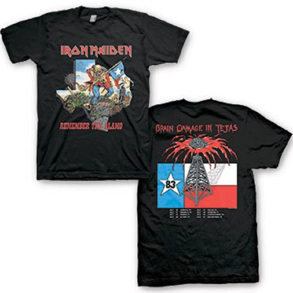 Iron Maiden Trooper Alamo M, L, XL, 2XL Black T-Shirt