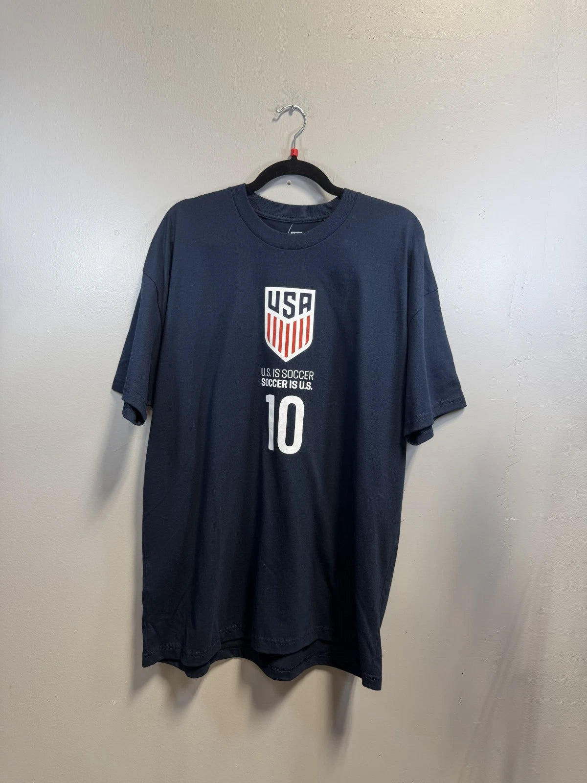 [Clothing Sample] Men's U.S. Soccer Navy T-shirt Size: Large