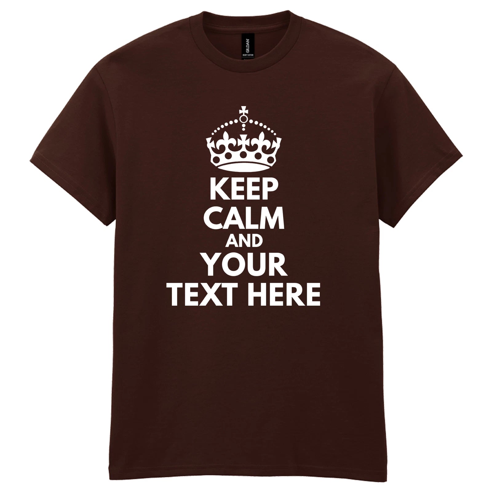 Mens Custom Keep Calm Tshirt • Mens Unisex T Shirt