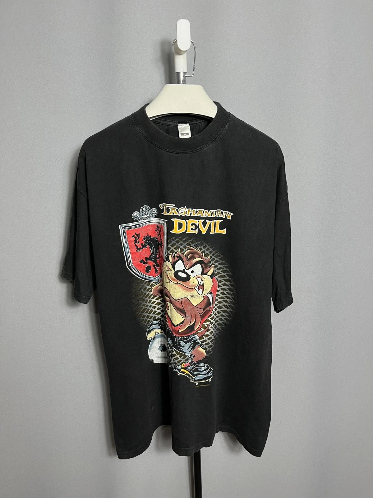 George Vintage 1996 Taz Devil T-shirt Tasmanian Devil Soccer Sz L