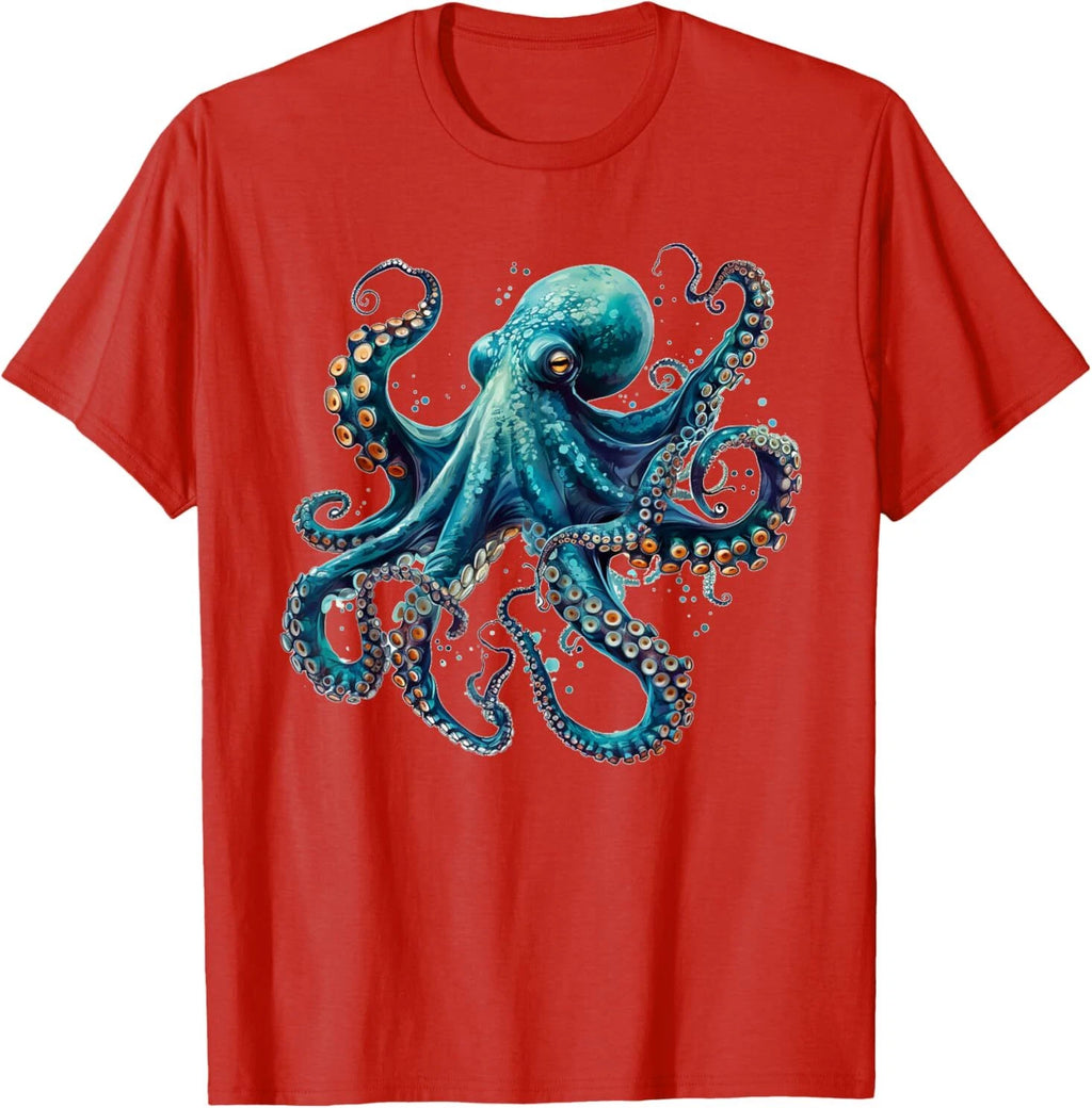 Cool blue octopus T-Shirt