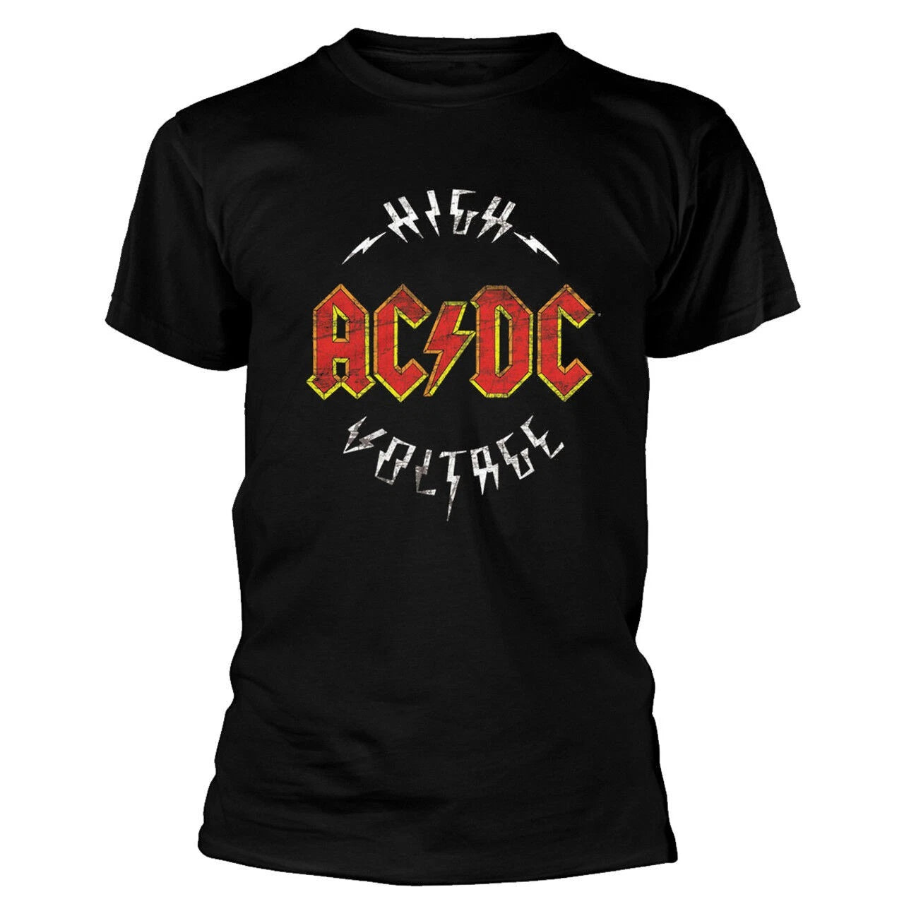 AC/DC High Voltage Shirt S-XXL Tshirt Official Rock Band T-shirt