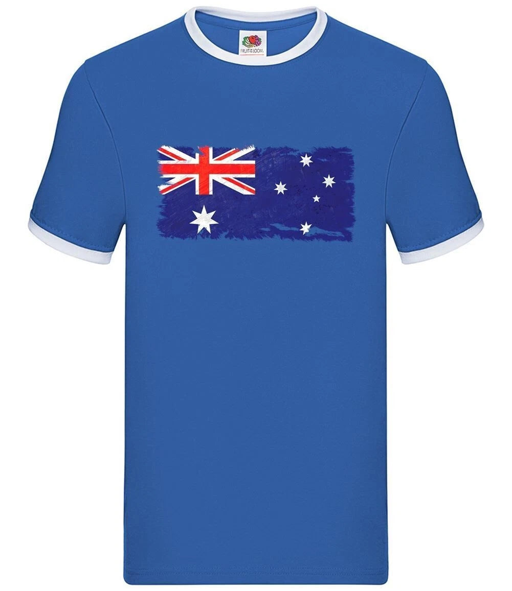 Australia Grunge Flag - Mens Wrestler - Australian Flag Canberra oz