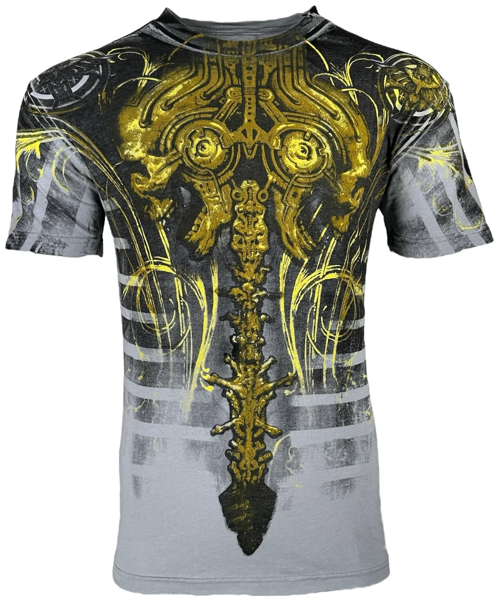 Xtreme Couture by Affliction Men's T-Shirt Panic Skull Cross S-4XL