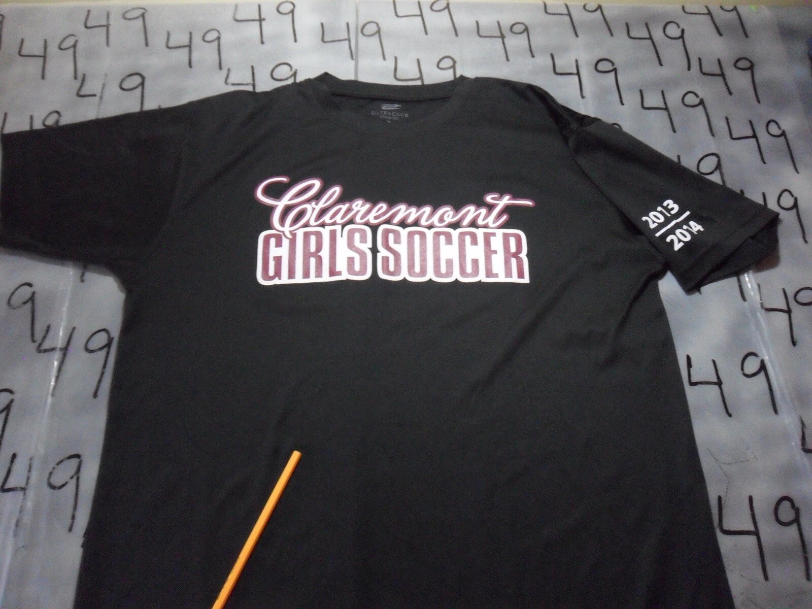 Medium Claremont Girls Soccer (snag) 100% Poly T Shirt
