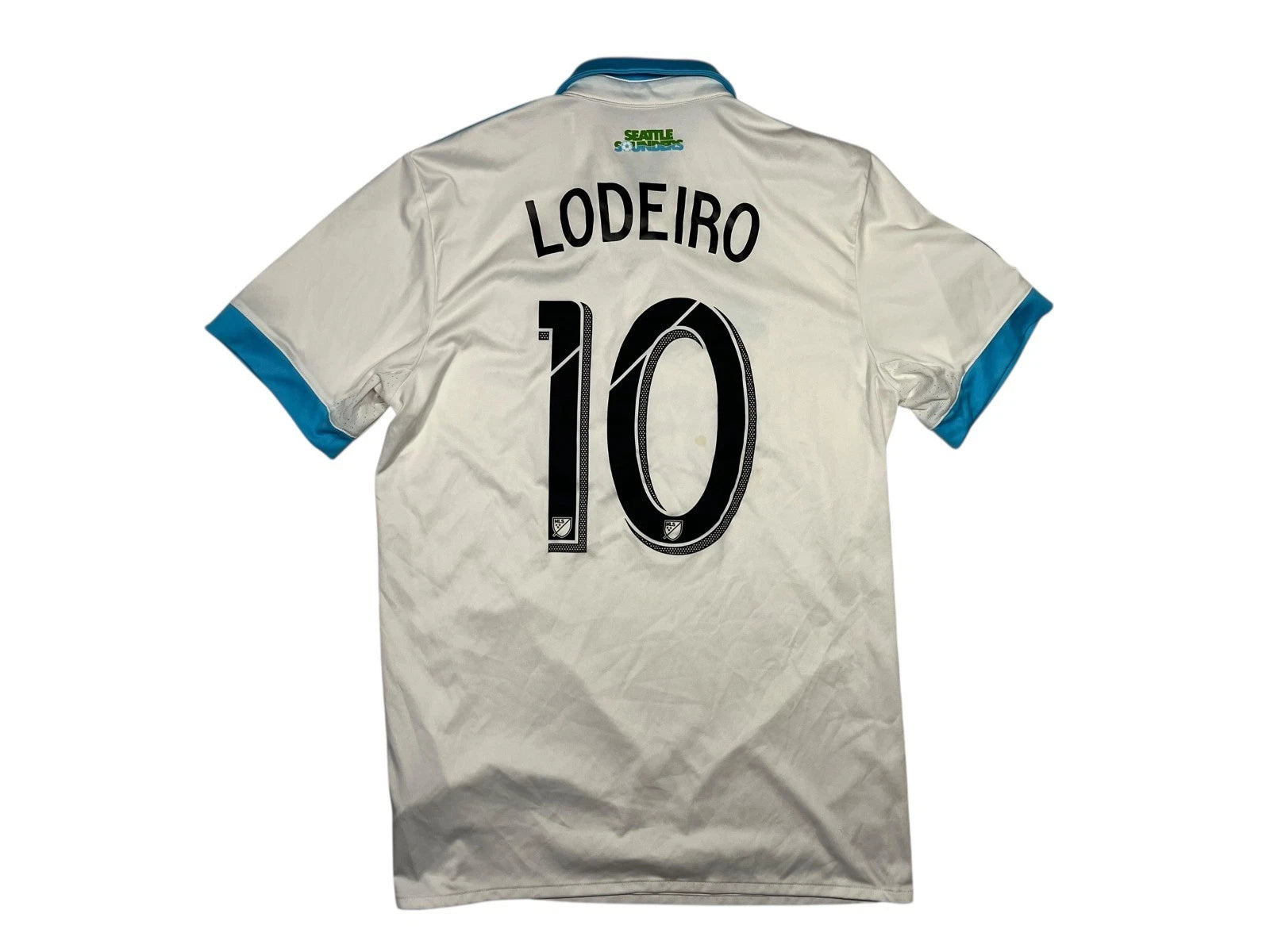 2017 SEATTLE SOUNDERS FC Adidas White #10 NICOLAS LODEIRO JERSEY Fan Shirt Men M