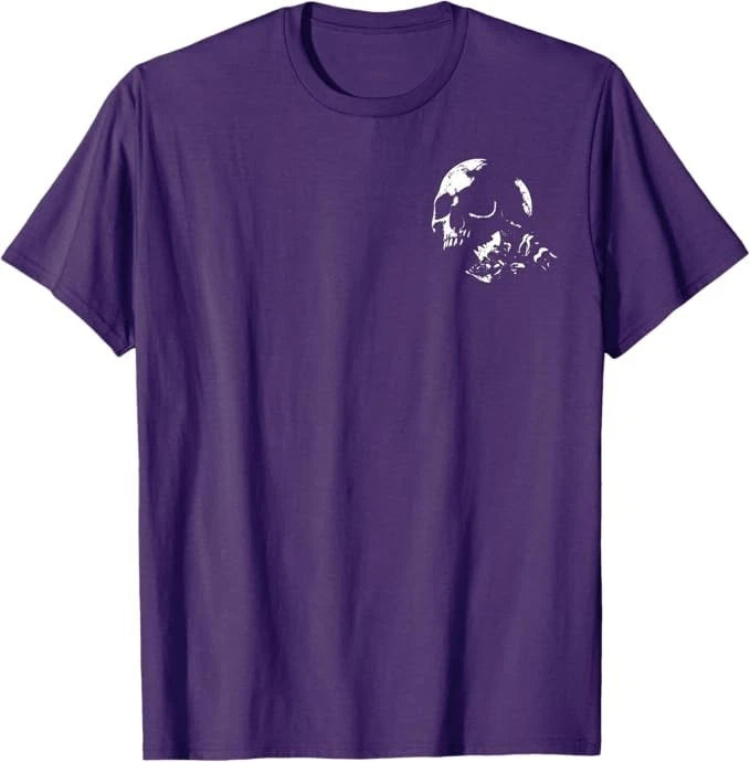 Psalm 3:7 Vintage Skull Christian Religious Bible 2 Sides T-Shirt