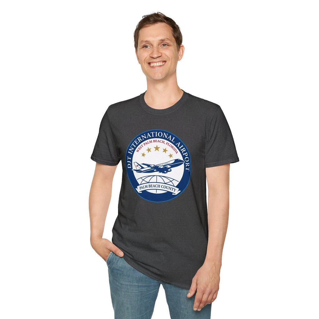 DJT Donald J Trump International Airport T-Shirt West Palm Beach FL PBI MAGA