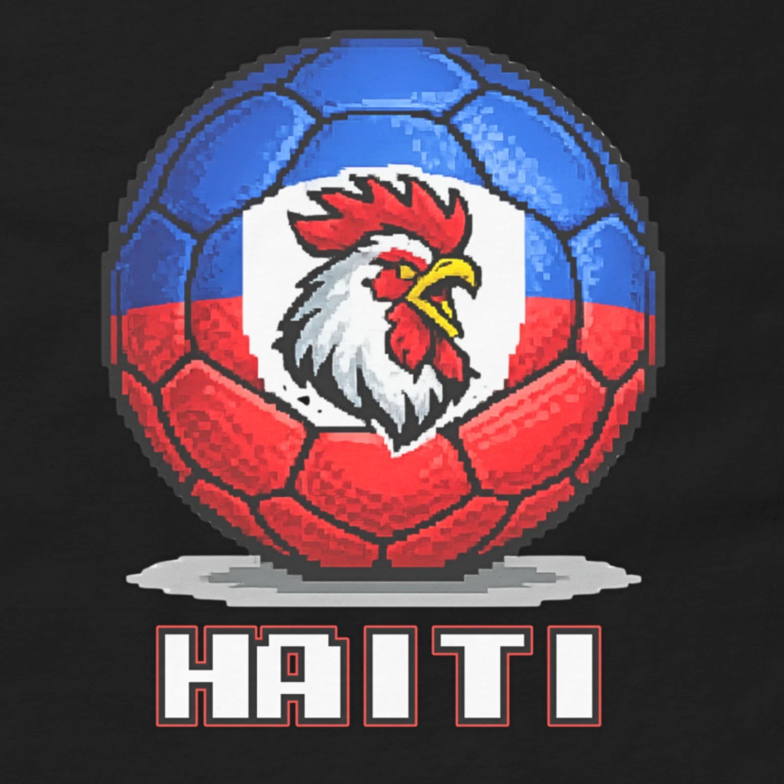 Haiti Soccer Shirt Retro Video Game Football Fan Tee 2026 Tournament Cup