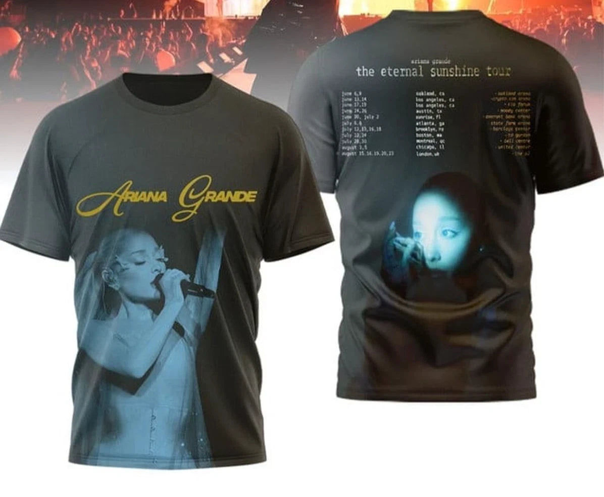 Ariana Grande The Eternal Sunshine Tour 2026 AOP 3D T-Shirt US2256