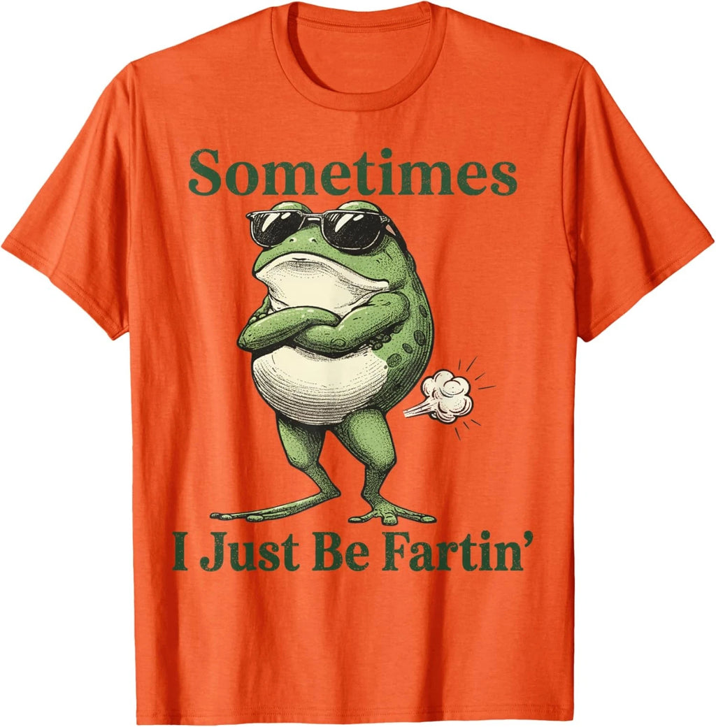 Sometimes I Just Be Farting Funny Vintage Frog Unisex T-Shirt