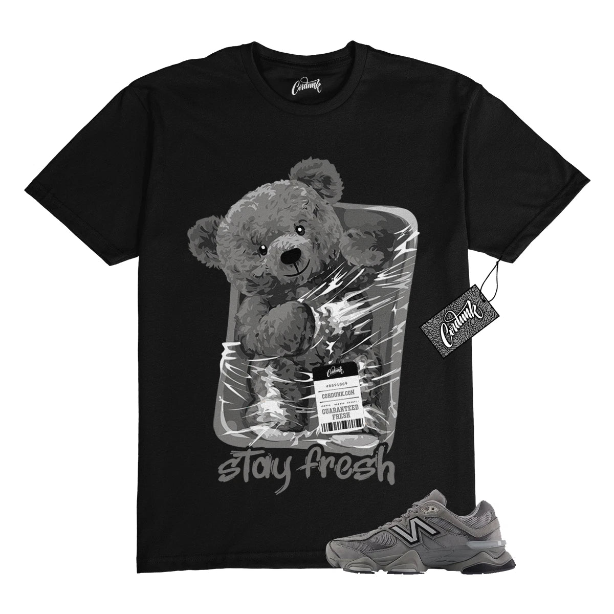 9060 Shadow Grey Castlerock Black T Shirt to Match STAY