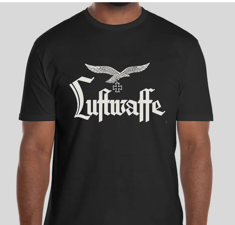 LUFTWAFFE EAGLE  WW2 WWII German Eagle T shirt Tee Military biker