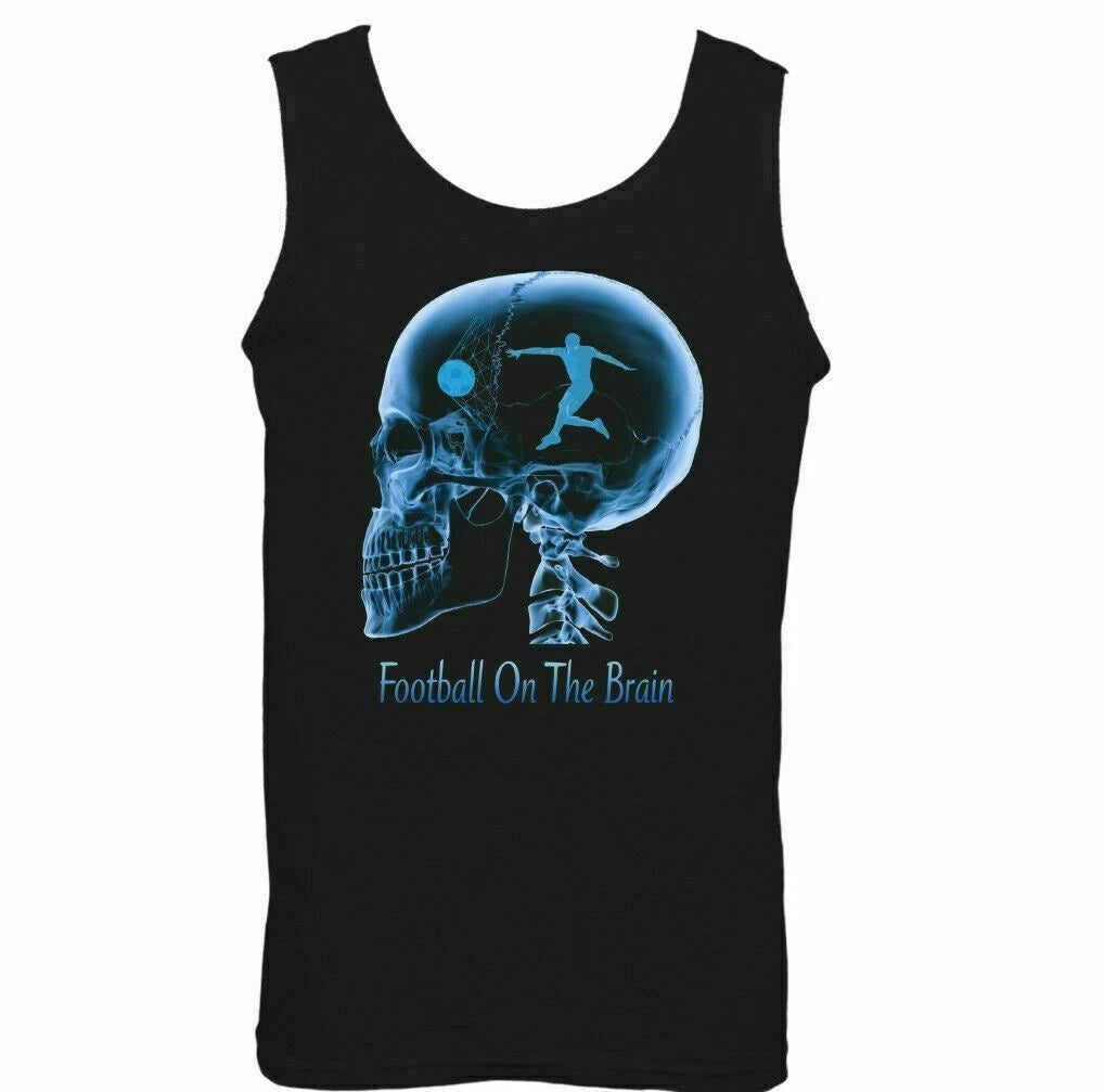 Football On The Brain - Mens Funny Vest Soccer Footballer Player Coach Footy