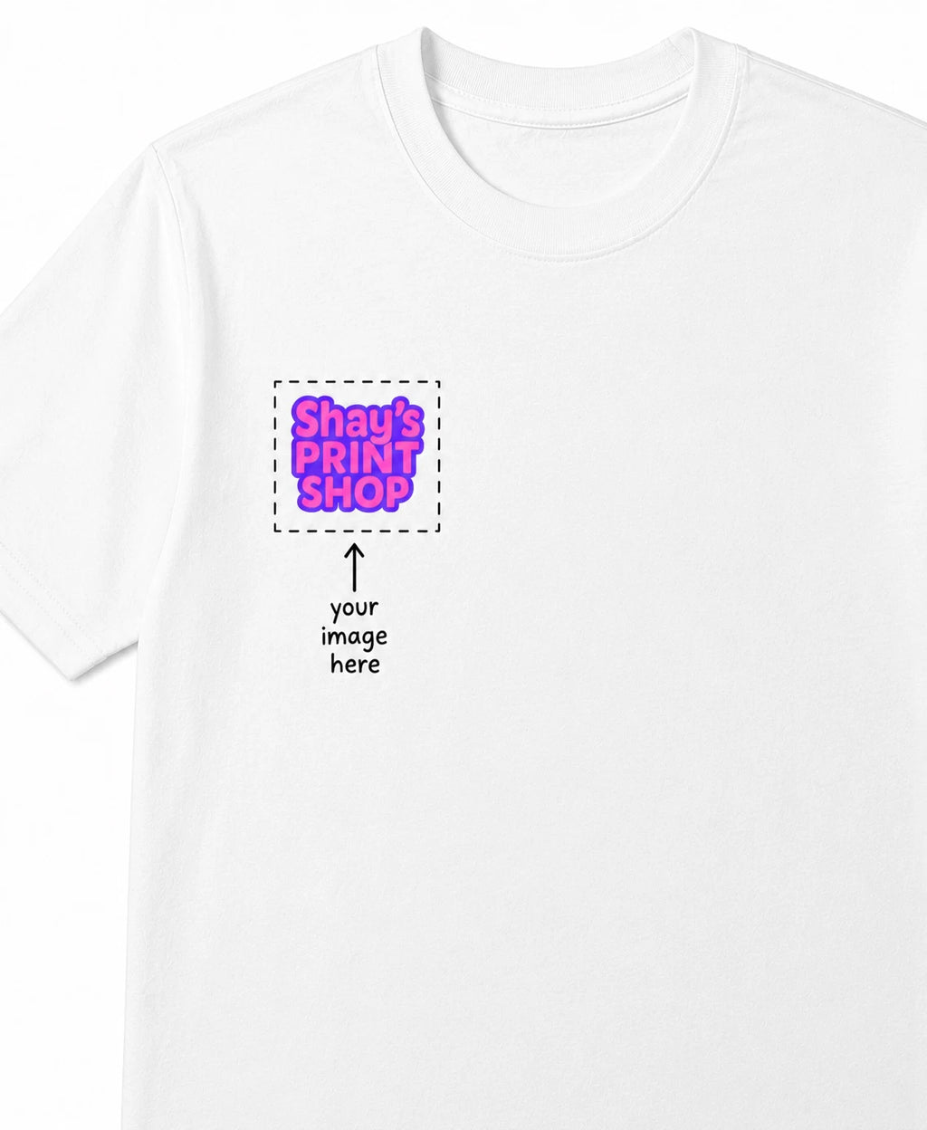 Custom T-Shirt Black Gray White Customized Photo, Text, Logo DTF - Gildan shirt