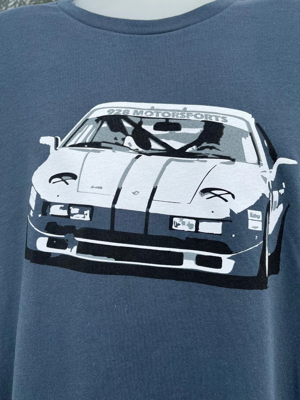 928 CUSTOM RACING SHIRT GTS VINTAGE BLUE 1978-1995 SCCA IMSA