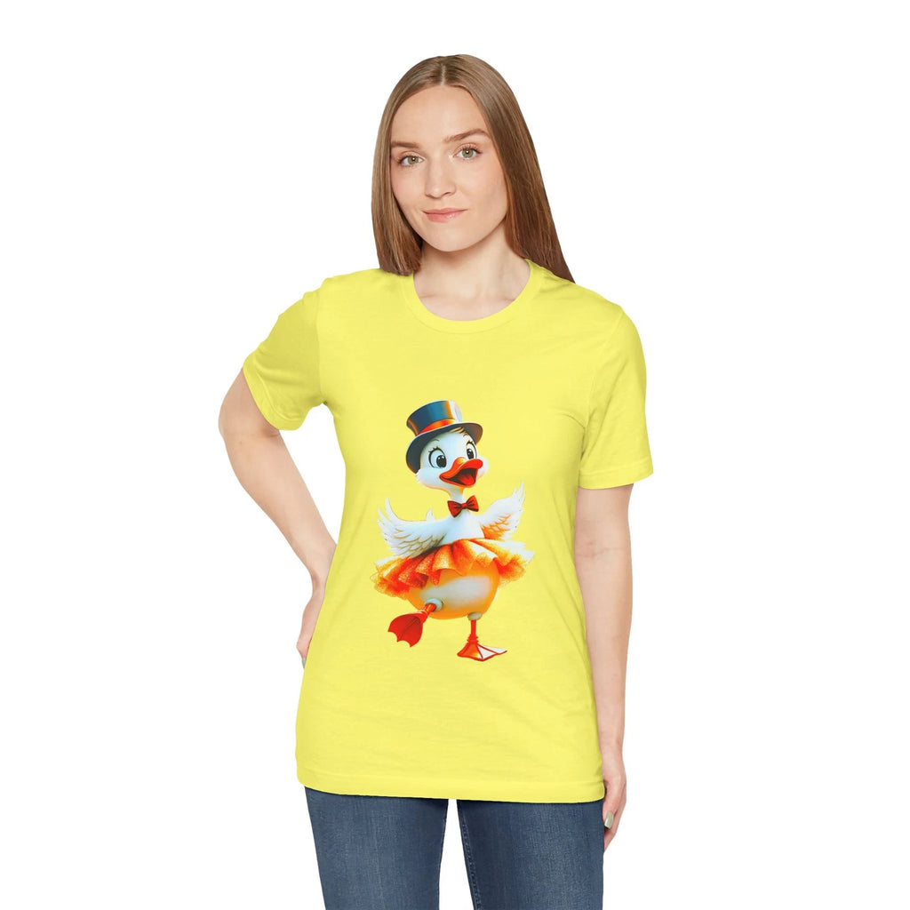 Dapper Duck Dancer T-Shirt | Top Hat, Bow Tie, Ballet Skirt