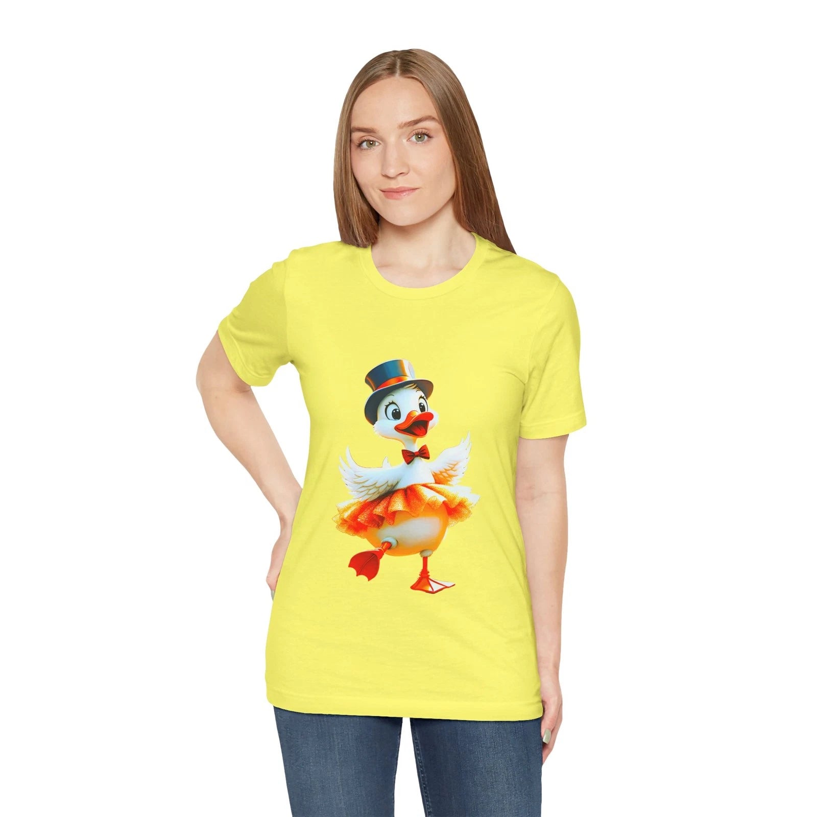 Dapper Duck Dancer T-Shirt | Top Hat, Bow Tie, Ballet Skirt