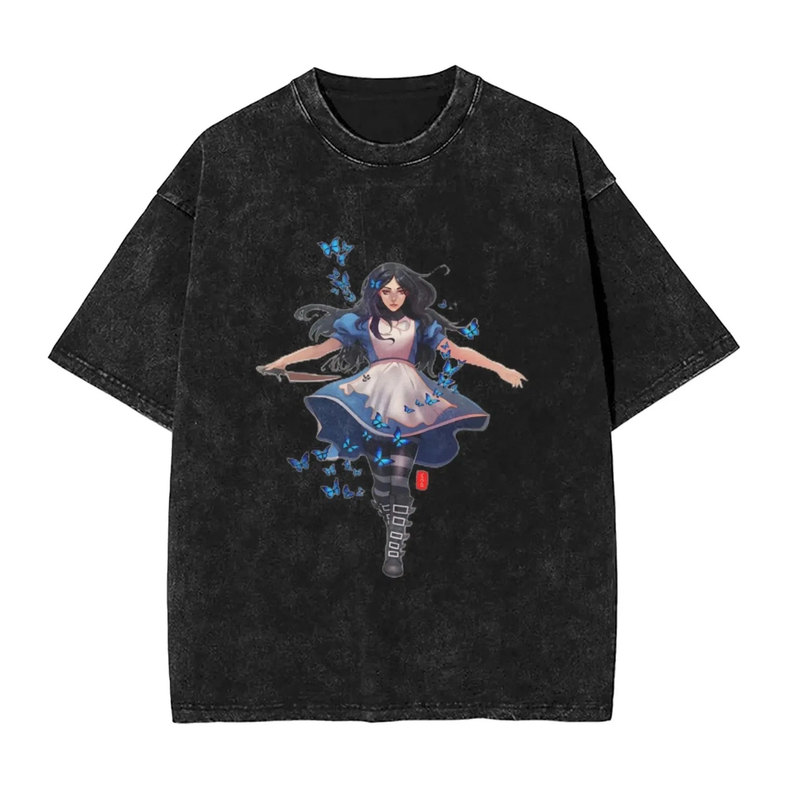 Alice Madness Returns T-Shirt Graphic Print Unisex Cotton Tee ALICE MADNESS