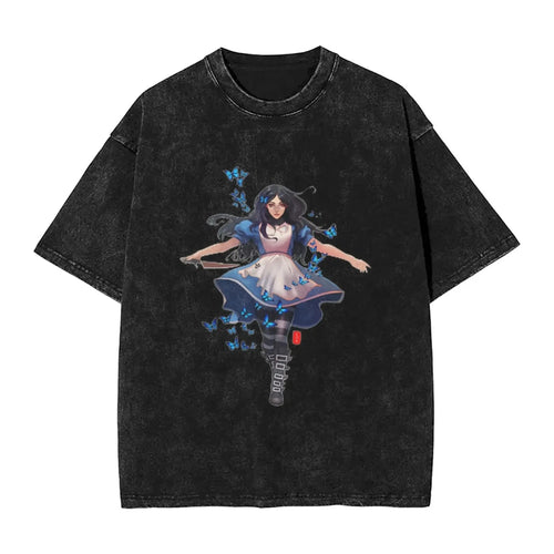 Alice Madness Returns T-Shirt Graphic Print Unisex Cotton Tee ALICE MADNESS
