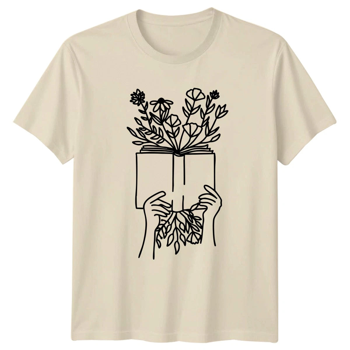 Books Are Where Growth Womens T-Shirt Bibliophile Literature Mothers Day