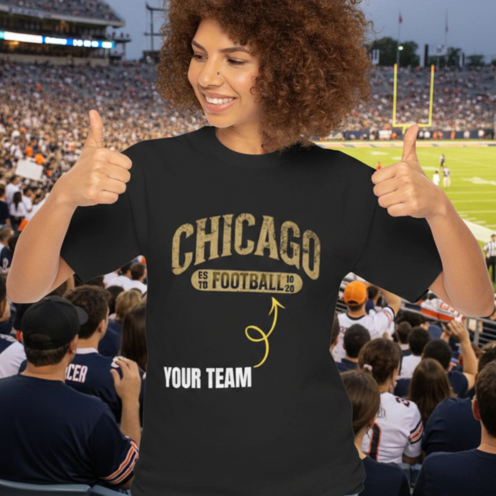Couples Football Fan Shirt 2026 | Vintage Playoffs Game Day T-Shirt