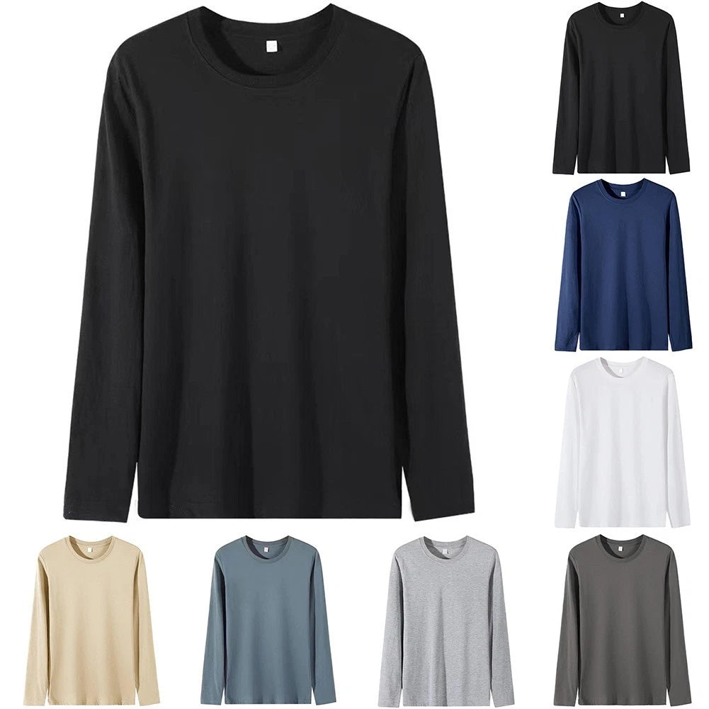 Men's Round Neck T Shirt Designed for Comfort in Daily Life and Commuting