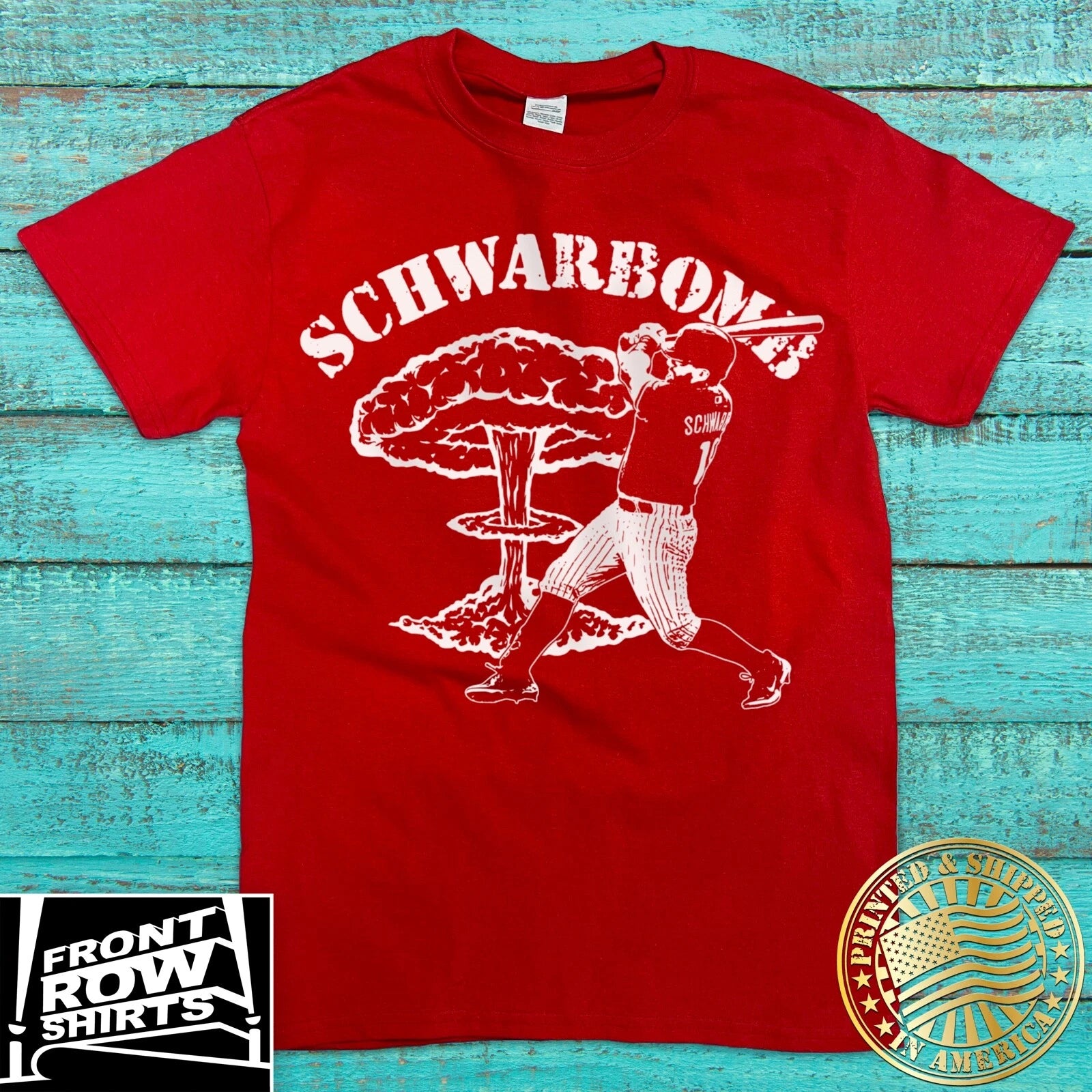 PHILADELPHIA PHILLIES KYLE SCHWARBER ***SCHWARBOMB*** T-SHIRT