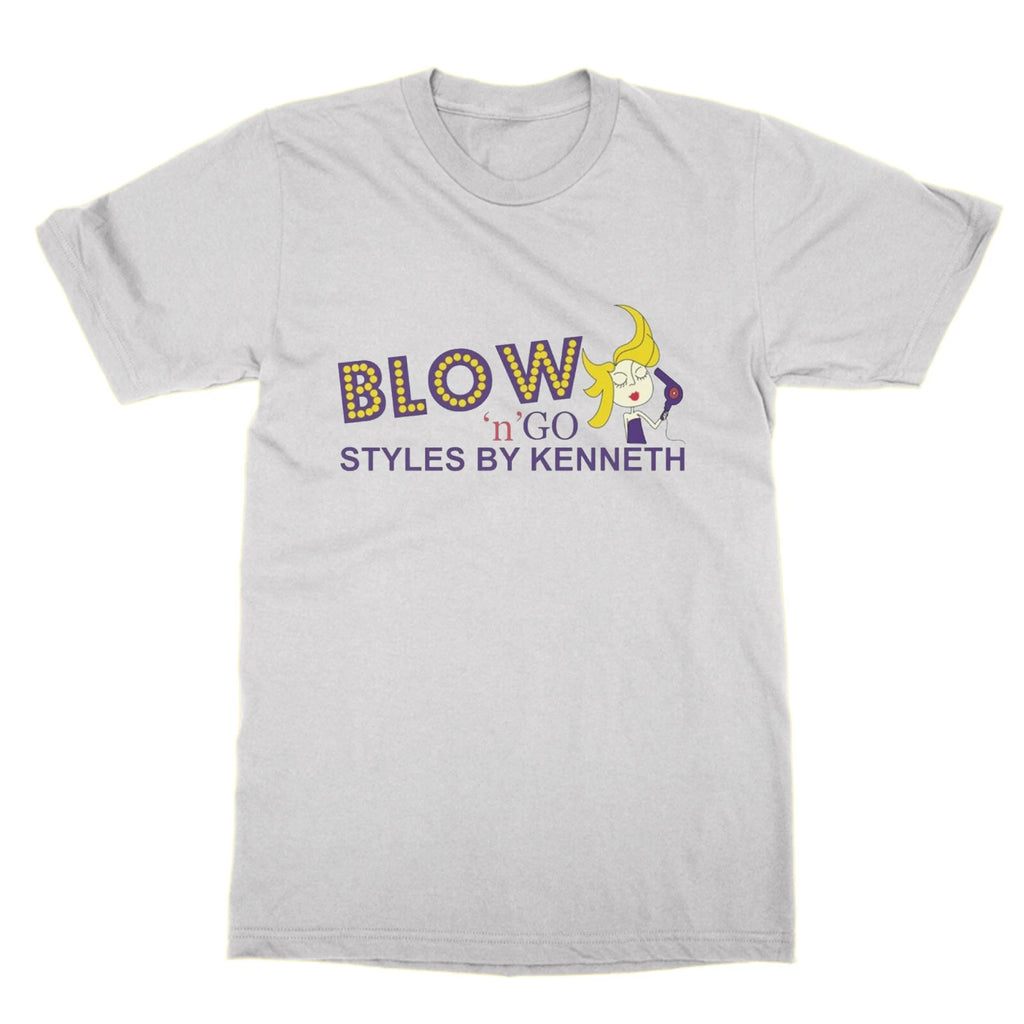 Blow n Go Styles by Kenneth tshirt funny tee Benidorm top TV show