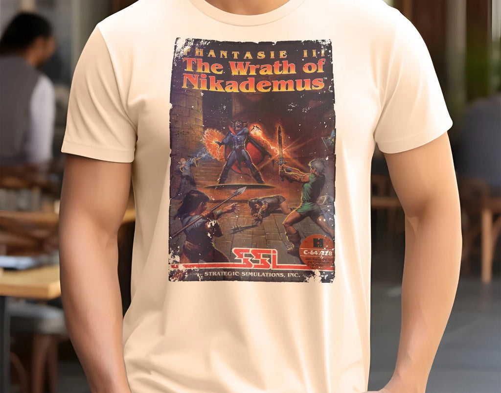 Phantasie III - 8 bit C64 Game Art T-Shirt 8 Colors Sizes S-5XL