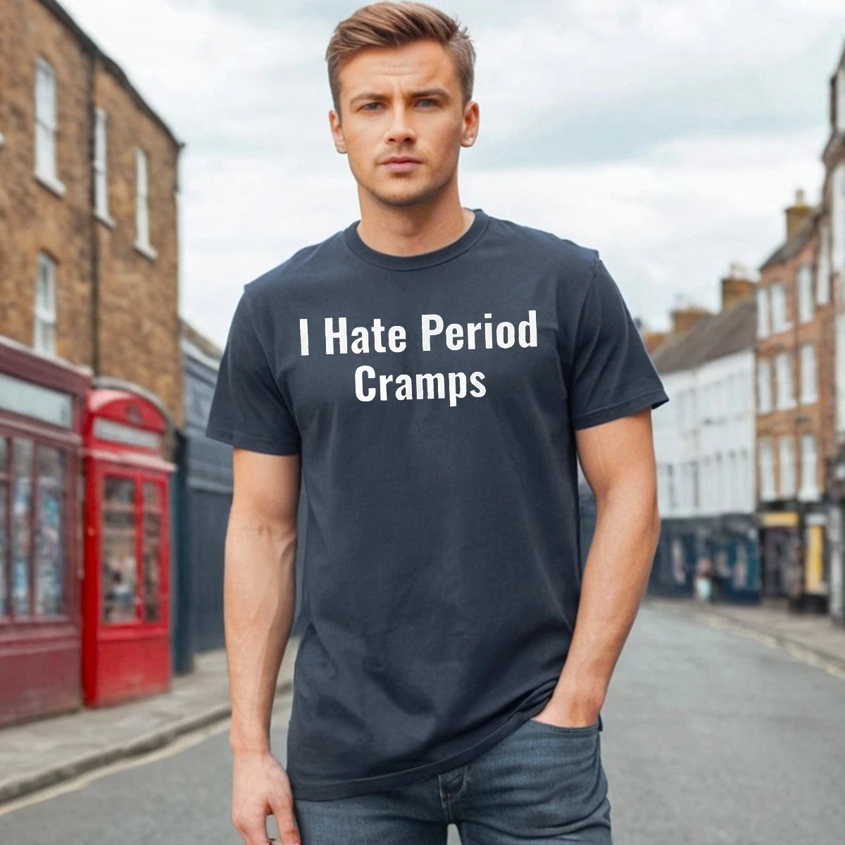 I Hate Period Cramps | Funny Sarcastic Novelty | T-Shirt Joke Mens Gift Top Tee