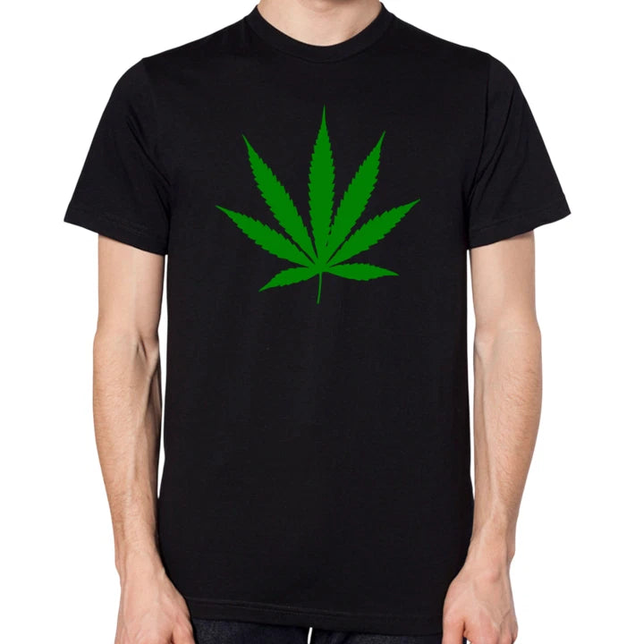 Weed Leaf T-Shirt Men Women Unisex Cannabis Top