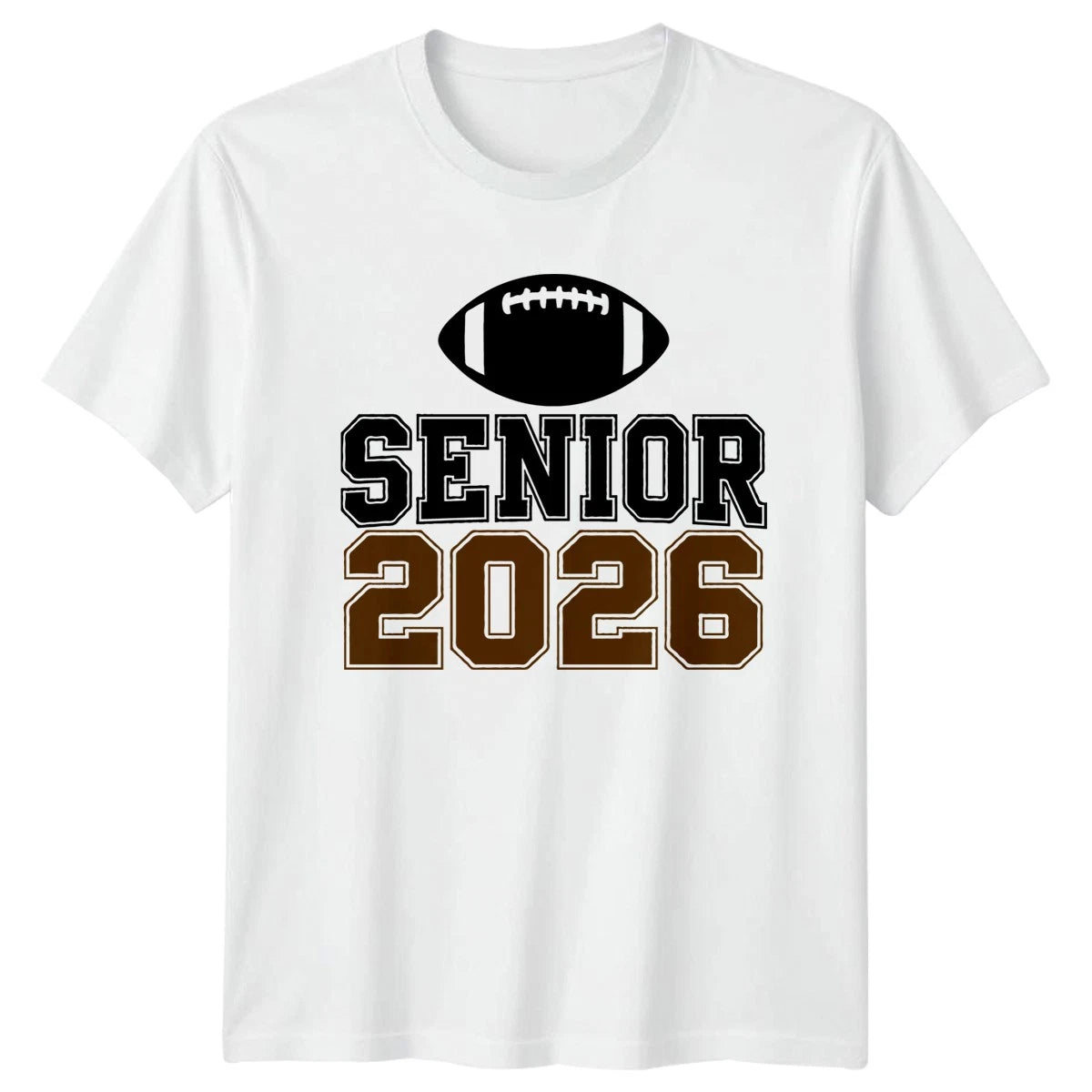 Senior 2026 T-Shirt Graduation Football 2026 Graduation Gift For Him And Her